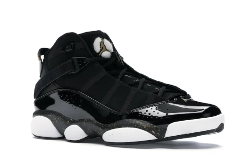 Jordan 6 Rings Black Metallic Gold White