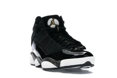 Jordan 6 Rings Black Metallic Gold White - Image 12