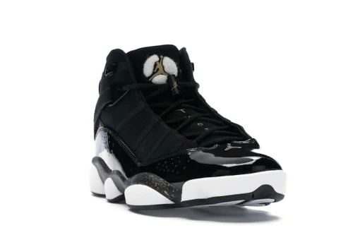 Jordan 6 Rings Black Metallic Gold White
