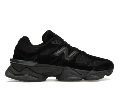 New Balance 9060 Triple Black - Image 2