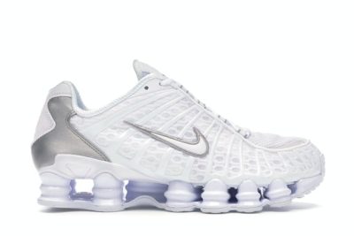 Nike Shox TL White Metallic Silver