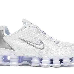 Nike Shox TL White Metallic Silver