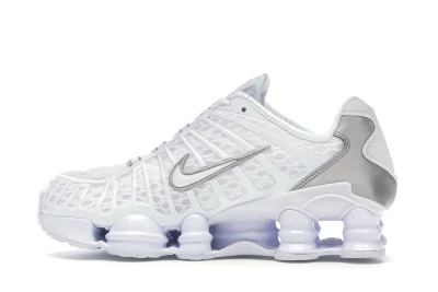 Nike Shox TL White Metallic Silver - Image 10