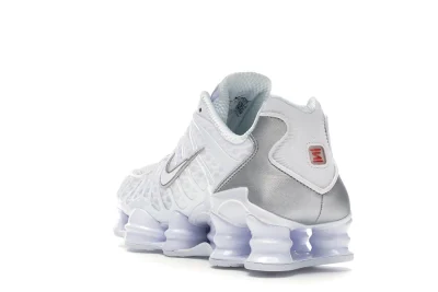 Nike Shox TL White Metallic Silver - Image 8