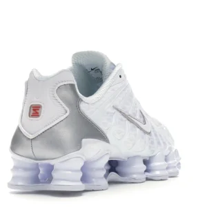 Nike Shox TL White Metallic Silver