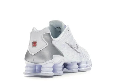 Nike Shox TL White Metallic Silver - Image 5