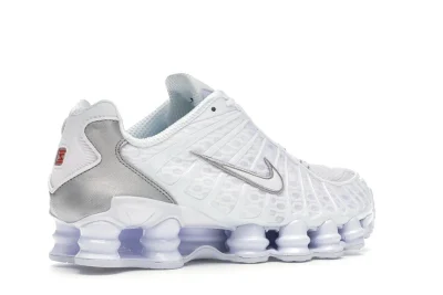 Nike Shox TL White Metallic Silver - Image 4