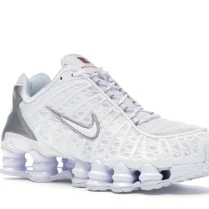 Nike Shox TL White Metallic Silver