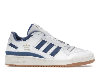 Adidas Forum Low CL Cloud White Crew Blue - Image 2