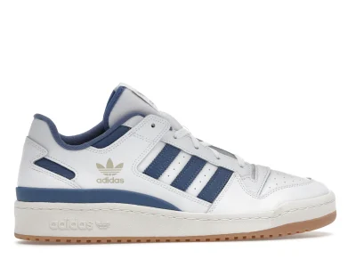 Adidas Forum Low CL Cloud White Crew Blue - Image 3