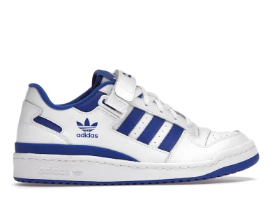 Adidas Forum Low White Royal Blue - Image 2