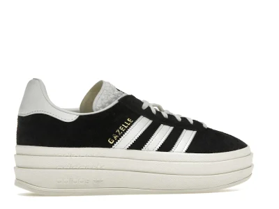 Adidas Gazelle Bold Core Black White - Image 4