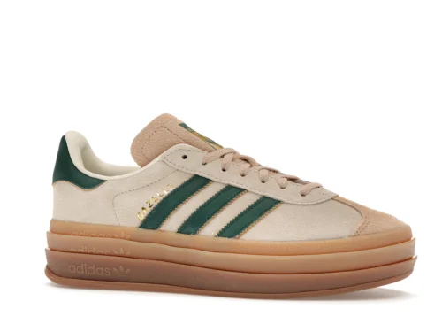 Adidas Gazelle Bold Magic Beige Collegiate Green