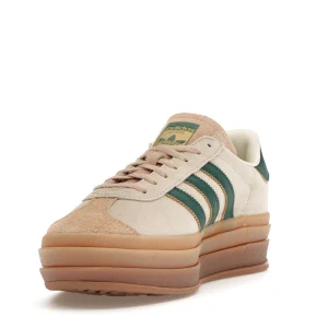 Adidas Gazelle Bold Magic Beige Collegiate Green