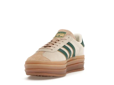 Adidas Gazelle Bold Magic Beige Collegiate Green - Image 3