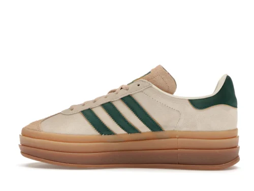 Adidas Gazelle Bold Magic Beige Collegiate Green