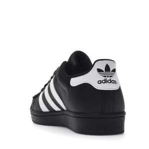 Adidas Superstar Core Black Cloud White Gold Sneakers
