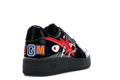 BAPE STA Low Shark Black Sneakers
