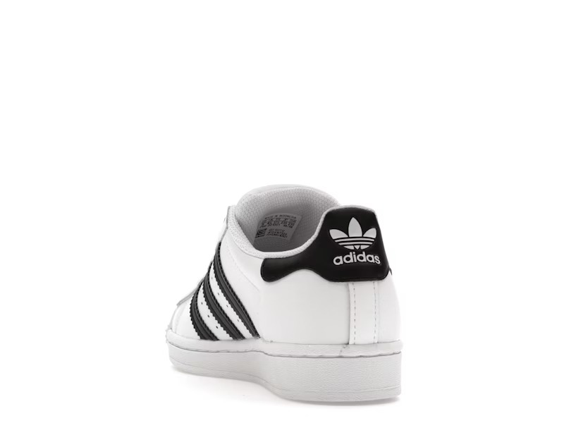 Adidas Superstar Cloud White Core Black Gold Sneakers - Image 2
