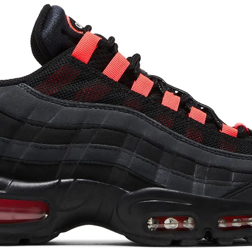 Nike Air Max 95 Black Laser Crimson - DropOrCop