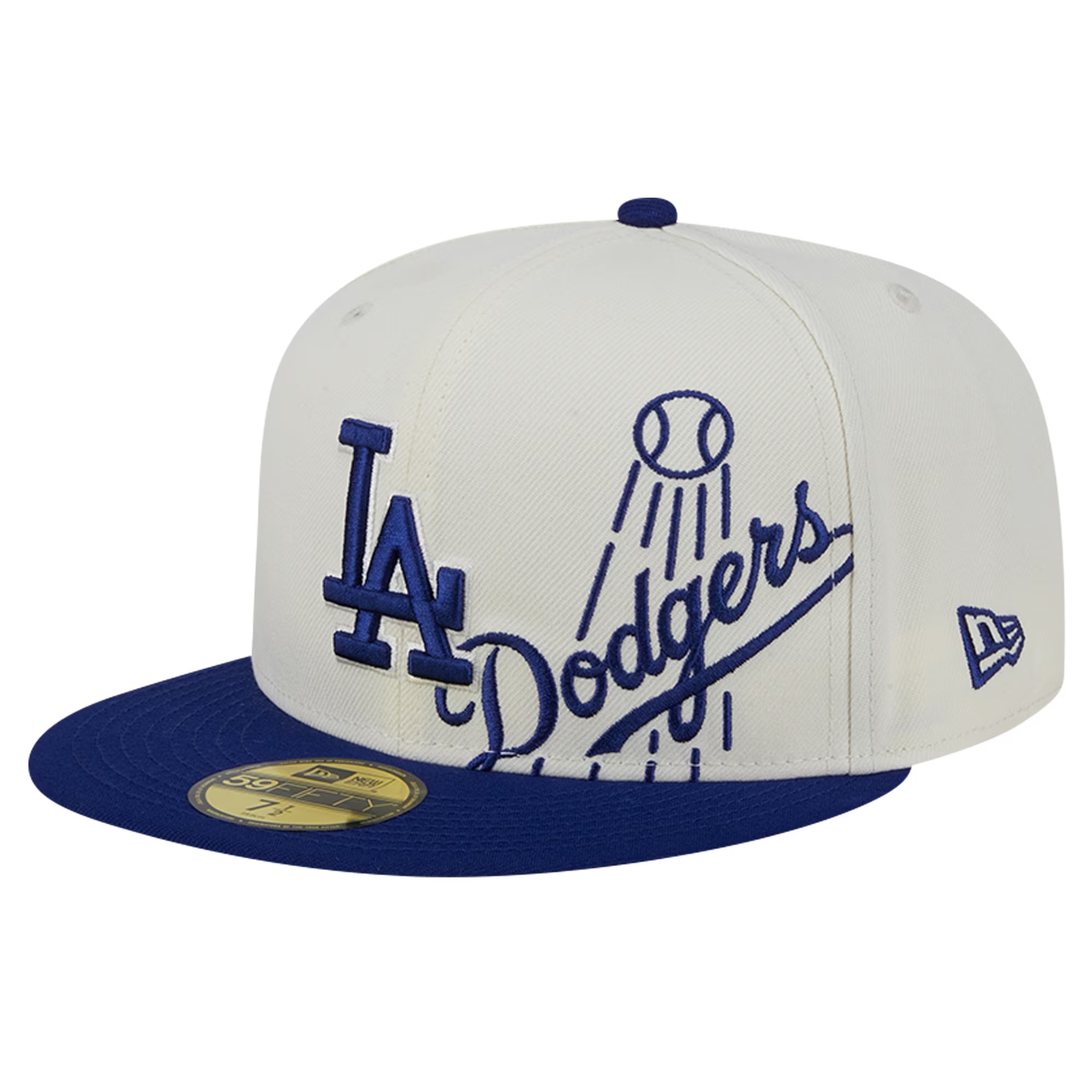 Los Angeles Dodgers New Era Cream 5950 snapback Hat